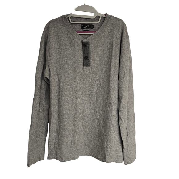 Grayers Other - Men's Grayers Gray Long Sleeve Henley Top | Size XL
